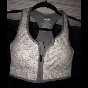 AVIA front zip up sports bra with padding